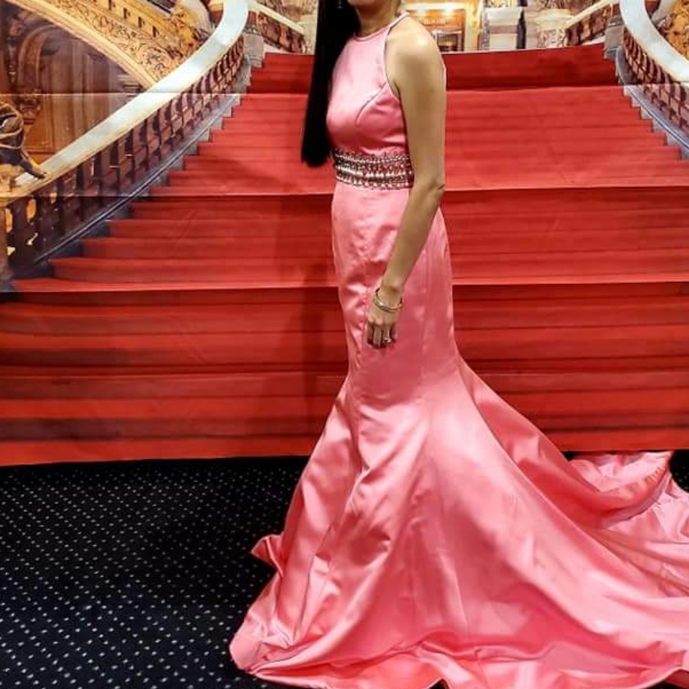 Authentic Sherri Hill 2 pc. Pink Gown Size 0